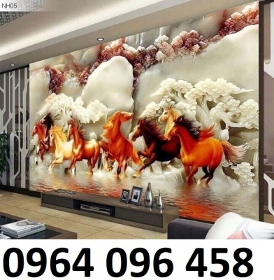 Tranh gạch 3d mã đáo thành công - 7998BN