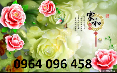 Tranh gạch 3d hoa hồng - DCVB98