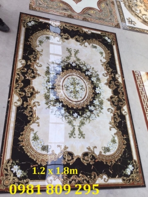 Gạch thảm hoa văn trống đồng khổ 1,2x1,8m