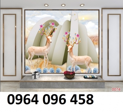 Tranh gạch 3d phòng khách - JCXBB64