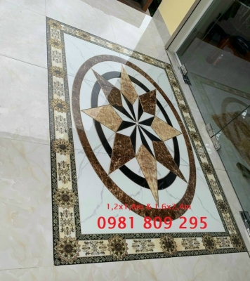 Gạch thảm men hoa văn cổ điển HN9292