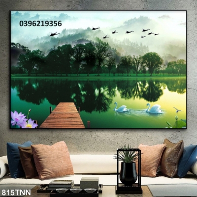 Tranh gạch phong cảnh thiên nhiên 3D đẹp