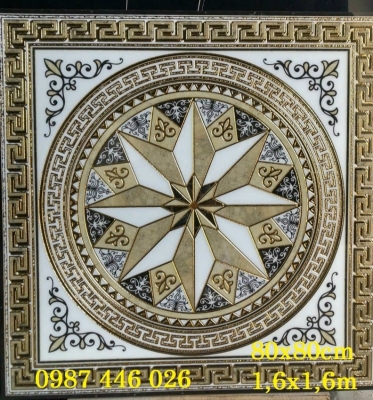Gạch cầu thang chiếu nghỉ 80x80cm HP282