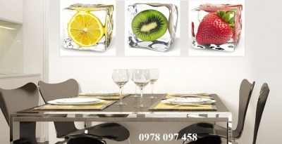 Tranh ốp phòng ăn - tranh 3D