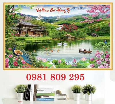 Gạch 3d phong cảnh - tranh ốp tường HP843