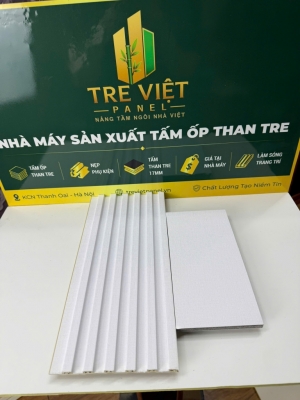 Tấm ốp than tre kèm lam song