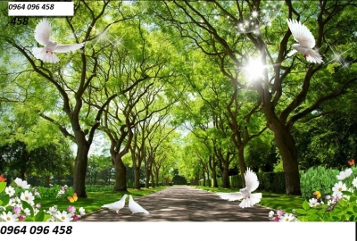 Tranh gạch 3d ốp tường phòng khách - SKL89