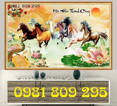 Gạch tranh ốp tường - tranh gạch ngựa