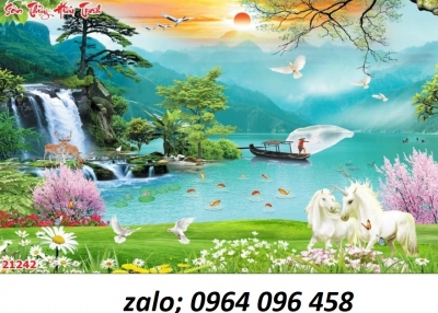 Tranh gạch 3d phong thủy - BX43