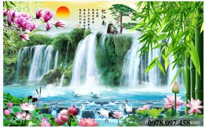 Tranh gạch phong cảnh - tranh gạch