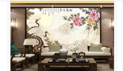 Tranh trang trí tường phong khách 3d đẹp
