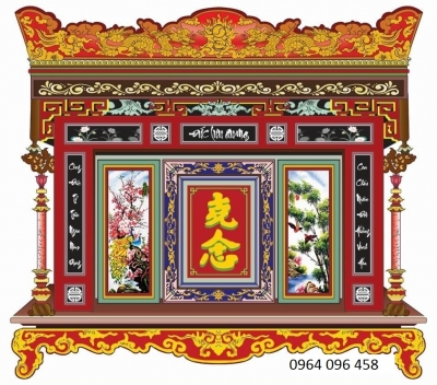 gạch tranh phòng thờ 3d - XMK88