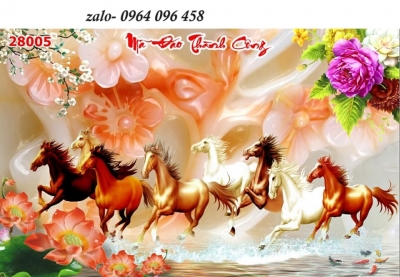 Tranh gạch 3d mã đáo thành công - 767CVB