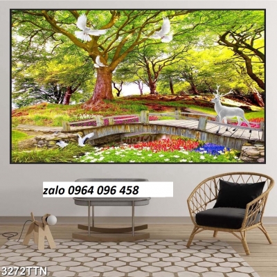 Tranh gạch 3d phong cảnh - gạch tranh 3d - DSXX55