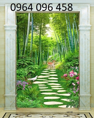 Tranh gạch 3d tre trúc -FSZ22