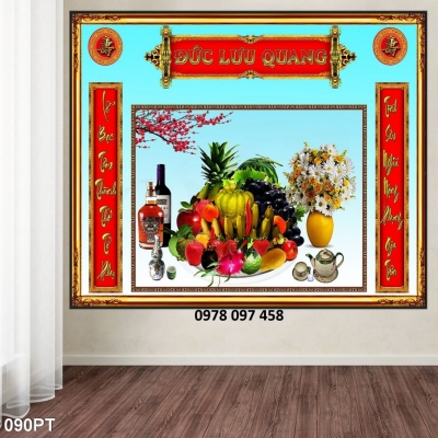 Gạch tranh dán phòng thờ - tranh 3D