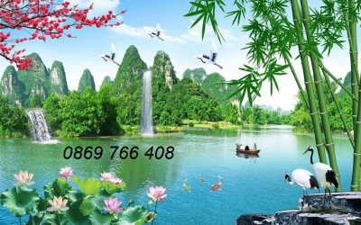 Tranh gạch 3d - tranh phong cảnh