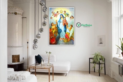 Tranh gạch 3d ốp tường thiên chúa - 7000MNB