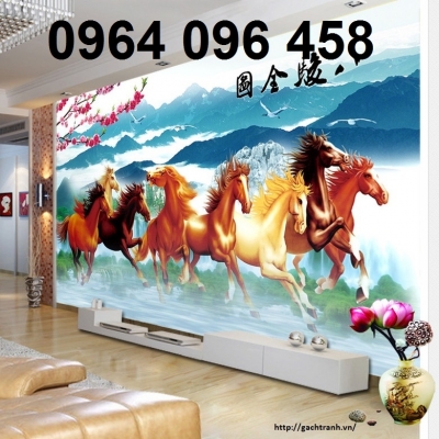 tranh gạch phong thủy 3d - 399KH