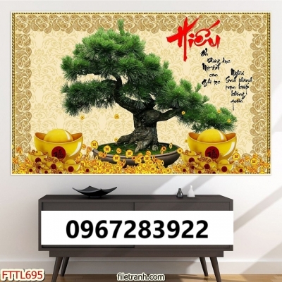 Tranh gạch đẹp trang trí 3D hoa mai