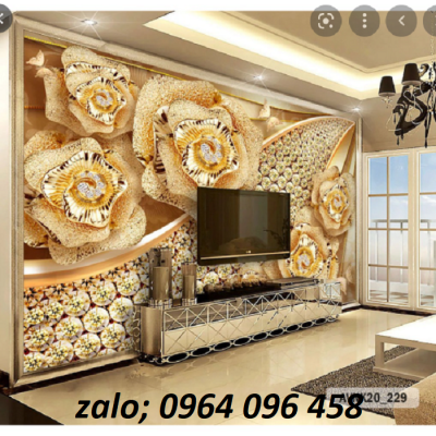 Tranh gạch 3d sứ ngọc trang trí phòng khách - SCX63