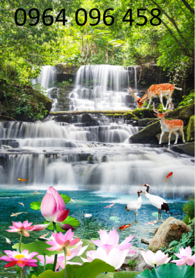 Gạch tranh 3d phong cảnh đồng quê - GFD52