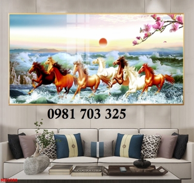 Tranh gạch 3D mã đáo thành công