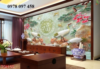 Tranh gạch - tranh giả ngọc