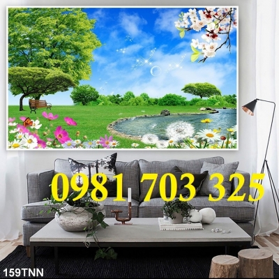Tranh gạch 3d trang trí phong cảnh