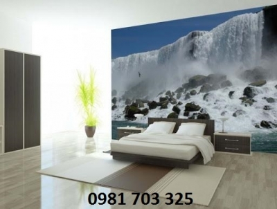 tranh gạch ốp tường phòng ngủ