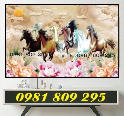 Tranh gạch mã đáo thành công GF834R