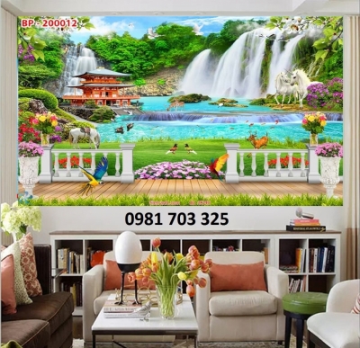 Tranh gạch trang trí- tranh phong cảnh