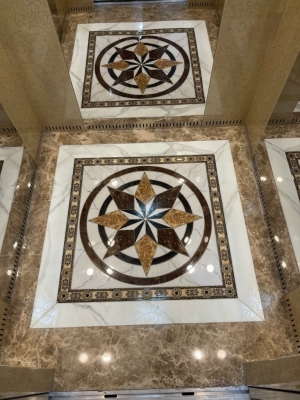 Gạch lát nền trang trí-thảm 3d