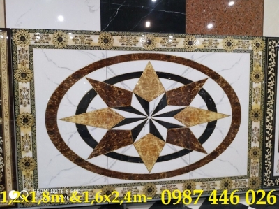 Gạch hoa trang trí thảm gạch đẹp lát nền HP2433