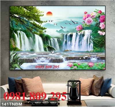 gạch tranh phong cảnh -gạch tranh 3d