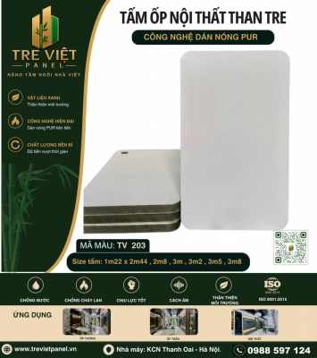 Nhà máy tấm than tre ốp tường