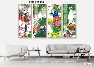Tranh đẹp ốp tường họa tiets 3D