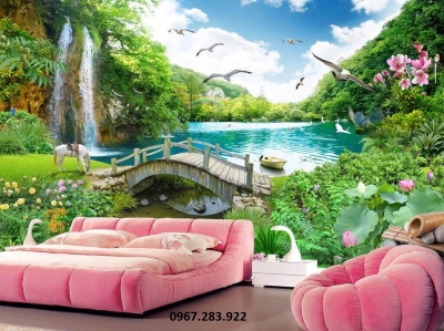 Gạch trang trí phòng ngủ