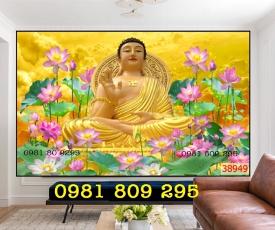 Tranh gạch men - tranh phật ốp tường