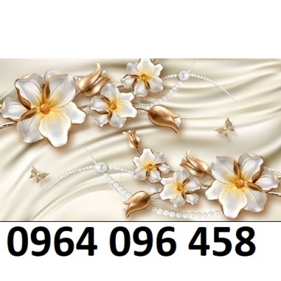 Tranh gạch 3d ốp tường phòng khách đẹp - LNB65