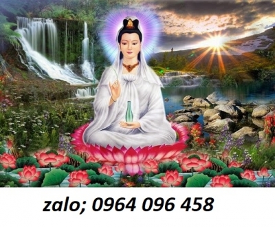 Tranh gạch 3d phật quan âm - KMN99