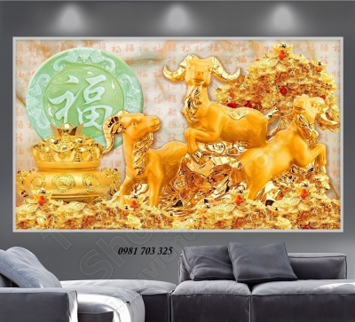 Tranh gạch men phong thủy