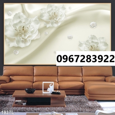 Gạch tranh hoa 3d trang trí
