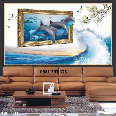 Tranh gạch 3D cá héo
