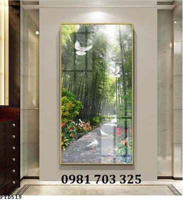 Tranh gạch khổ đứng đẹp