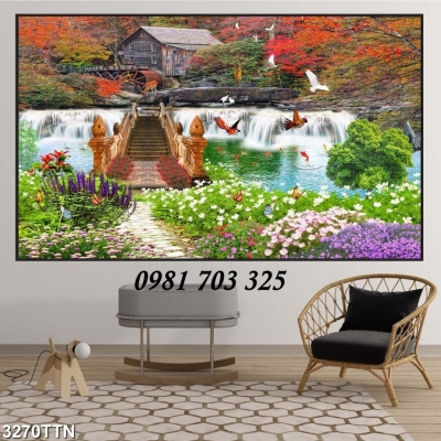 Tranh gạch 3D, tranh phong cảnh