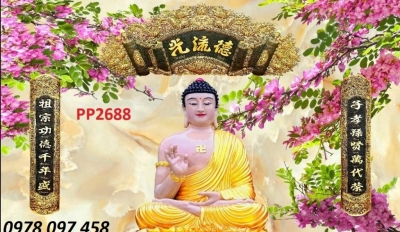 Tranh Phật - tranh gạch 3D