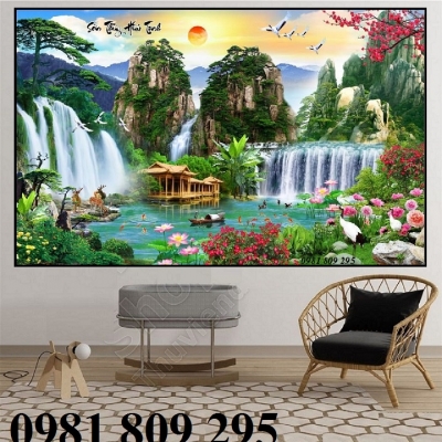 Tranh 3d - gạch tranh - tranh gạch men