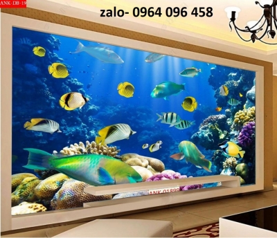 Tranh gạch 3d ốp bể bơi - VXDC55