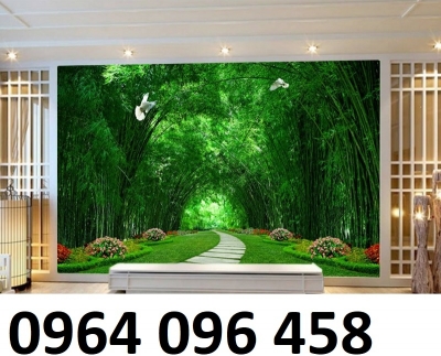 Tranh gạch 3d phong cảnh tre trúc - NBV6
